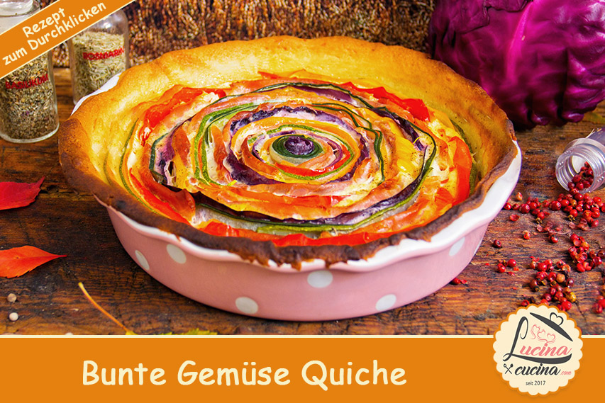 1 Bunte Gemüse-Quiche